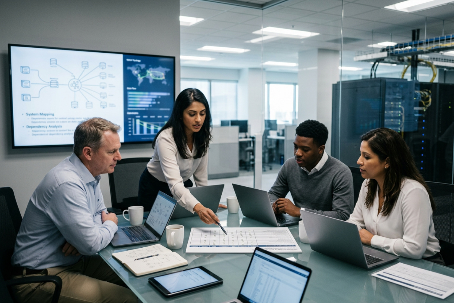 Structured scoping matrix for enterprise technology environments
