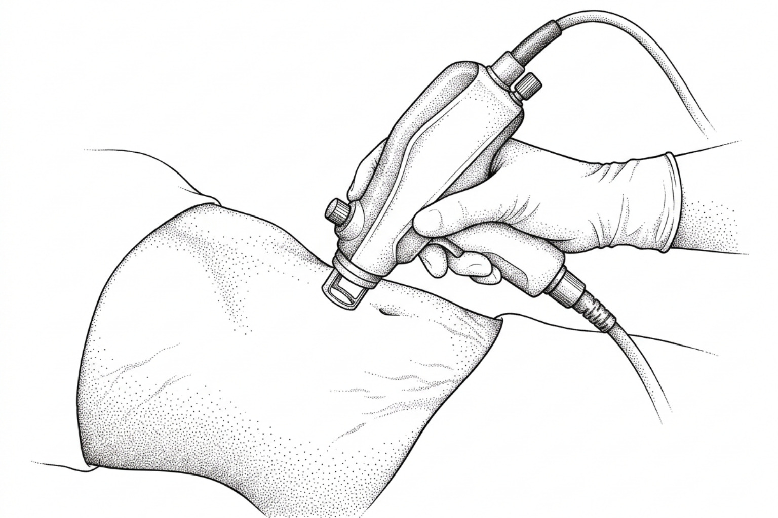 clinical energy-based device performing dermal resurfacing clinical energy-based device performing dermal resurfacing