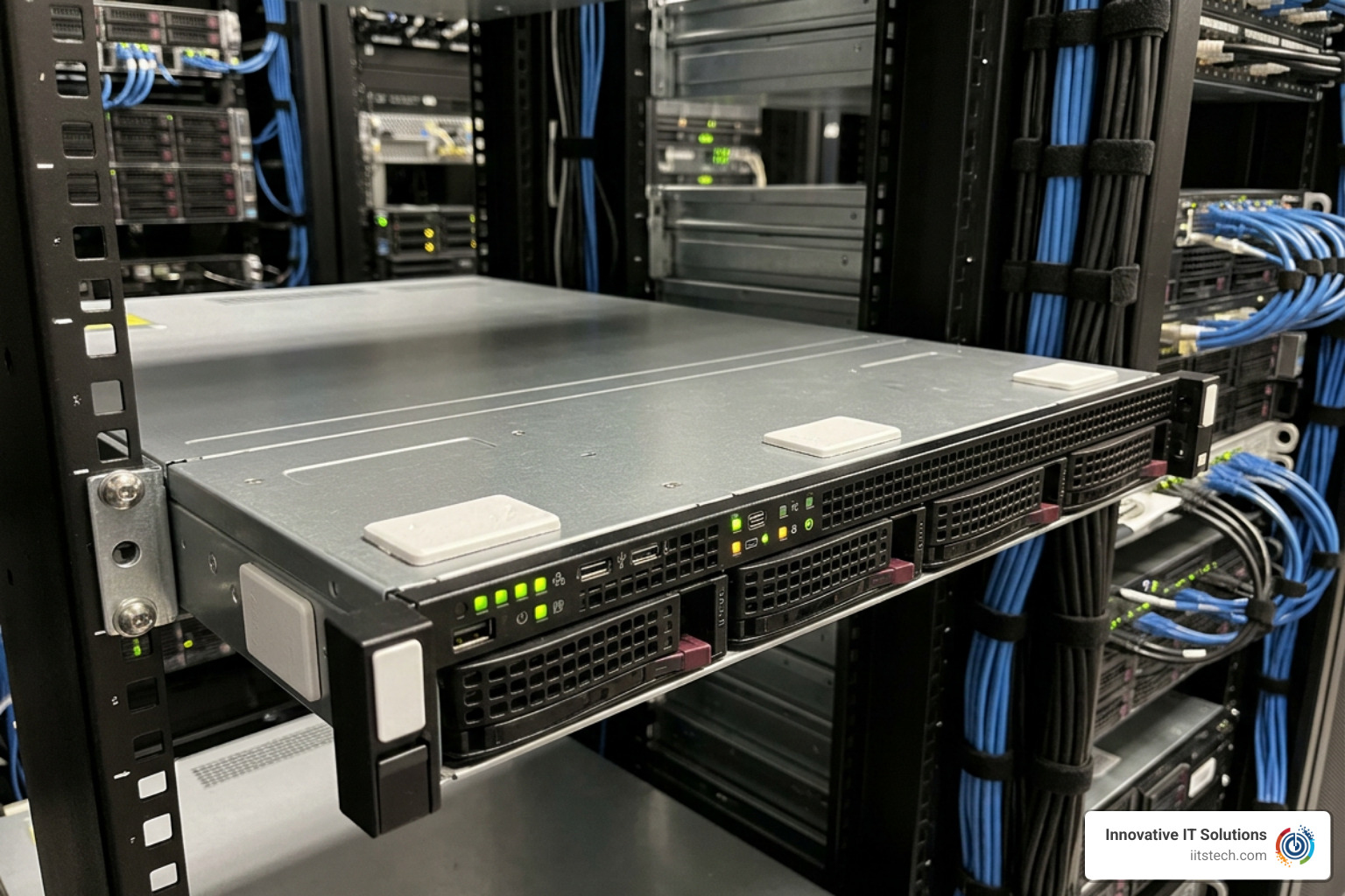 anti-metal UHF RFID labels applied to enterprise server chassis anti-metal UHF RFID labels applied to enterprise server chassis