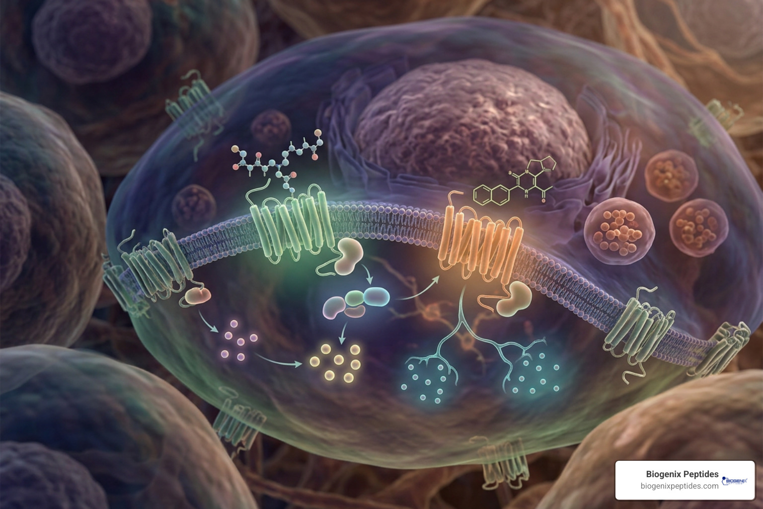 Somatotroph cellular receptor signaling pathways