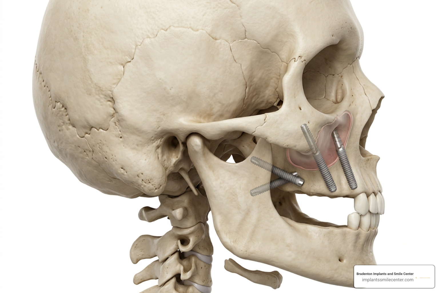 zygomatic and pterygoid implant trajectories bypassing the maxillary sinus zygomatic and pterygoid implant trajectories bypassing the maxillary sinus