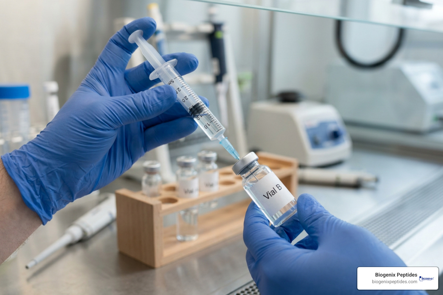 Sequential dual-compound syringe drawing technique