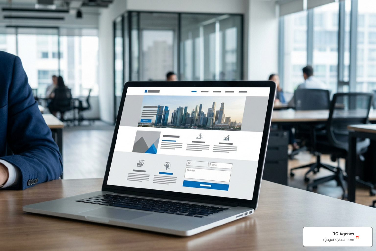 Conversion-optimized B2B landing page Conversion-optimized B2B landing page