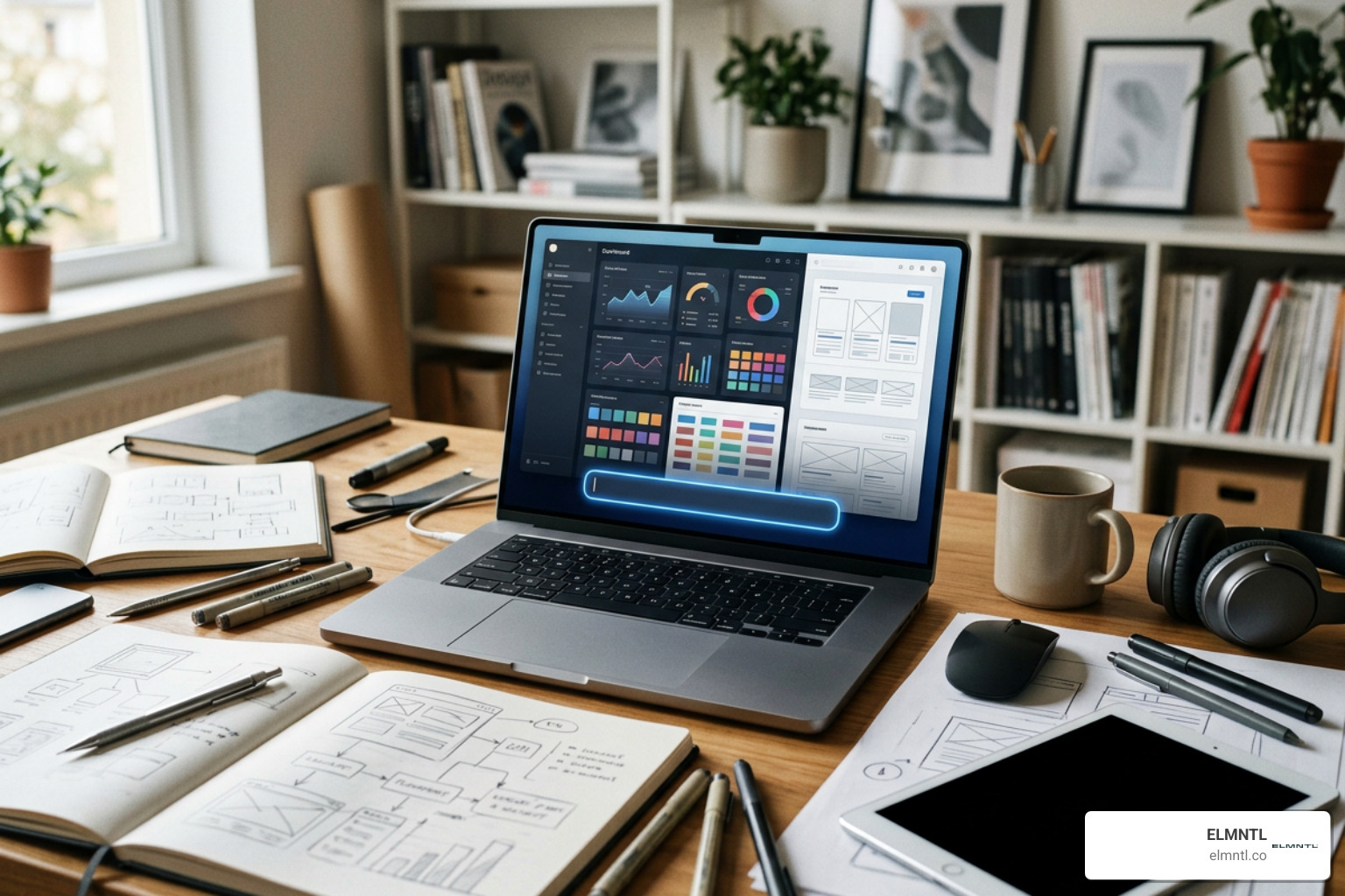 AI prompt to UI dashboard generation interface