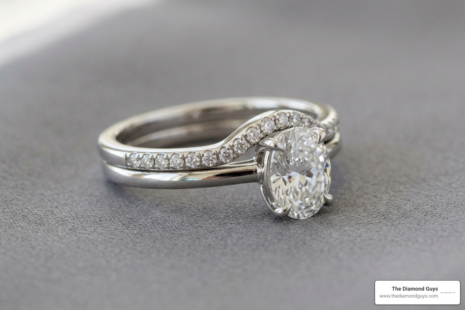 custom contoured wedding band curving around an oval solitaire engagement ring custom contoured wedding band curving around an oval solitaire engagement ring