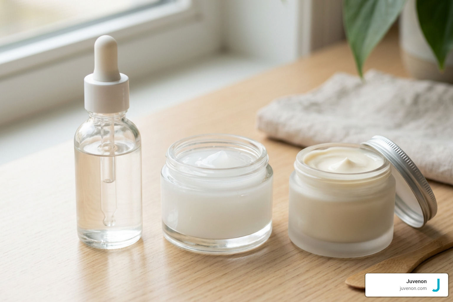 textures of topical collagen serums gels and rich night creams