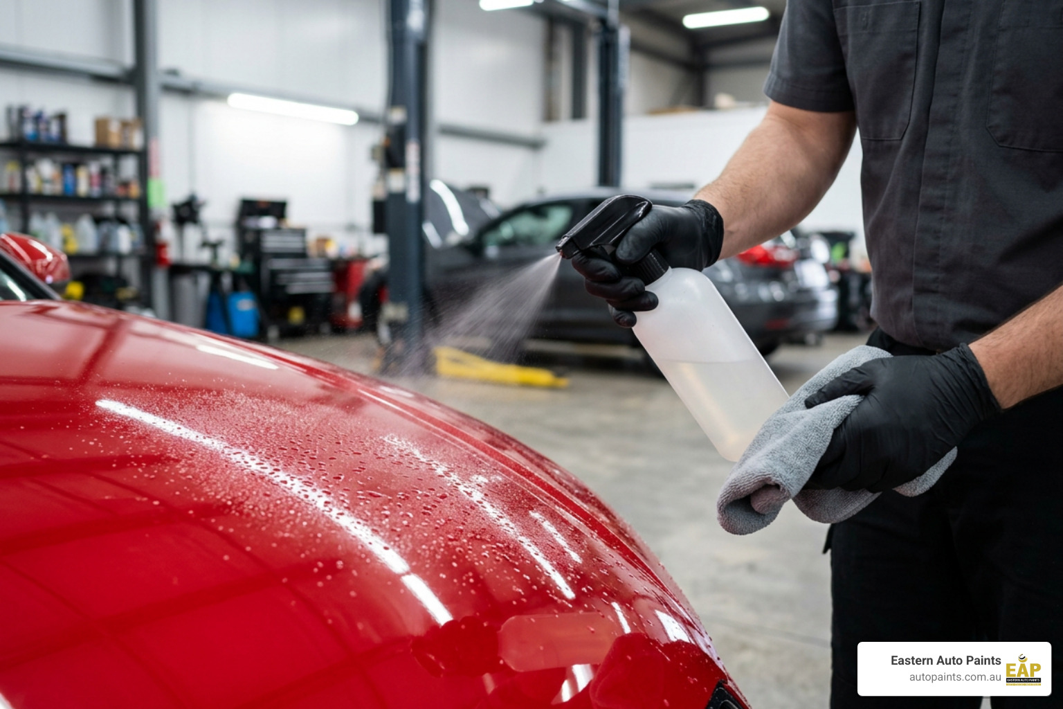 spray ceramic coating on car panel spray ceramic coating on car panel