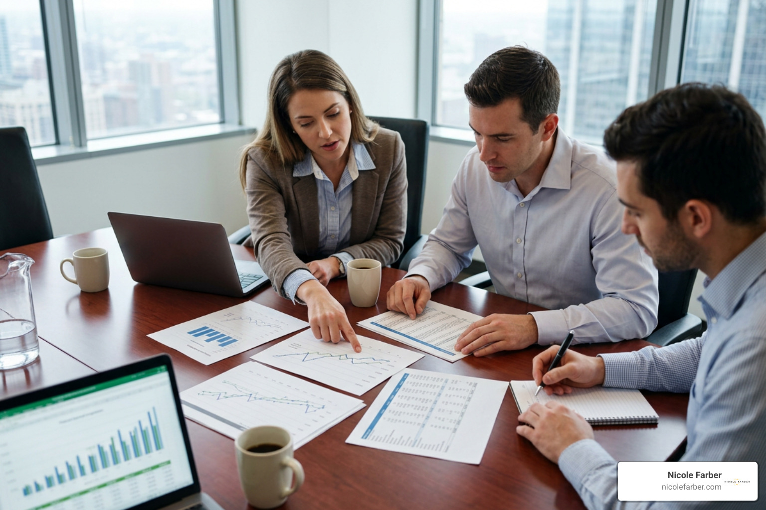 financial modeling charts and projections