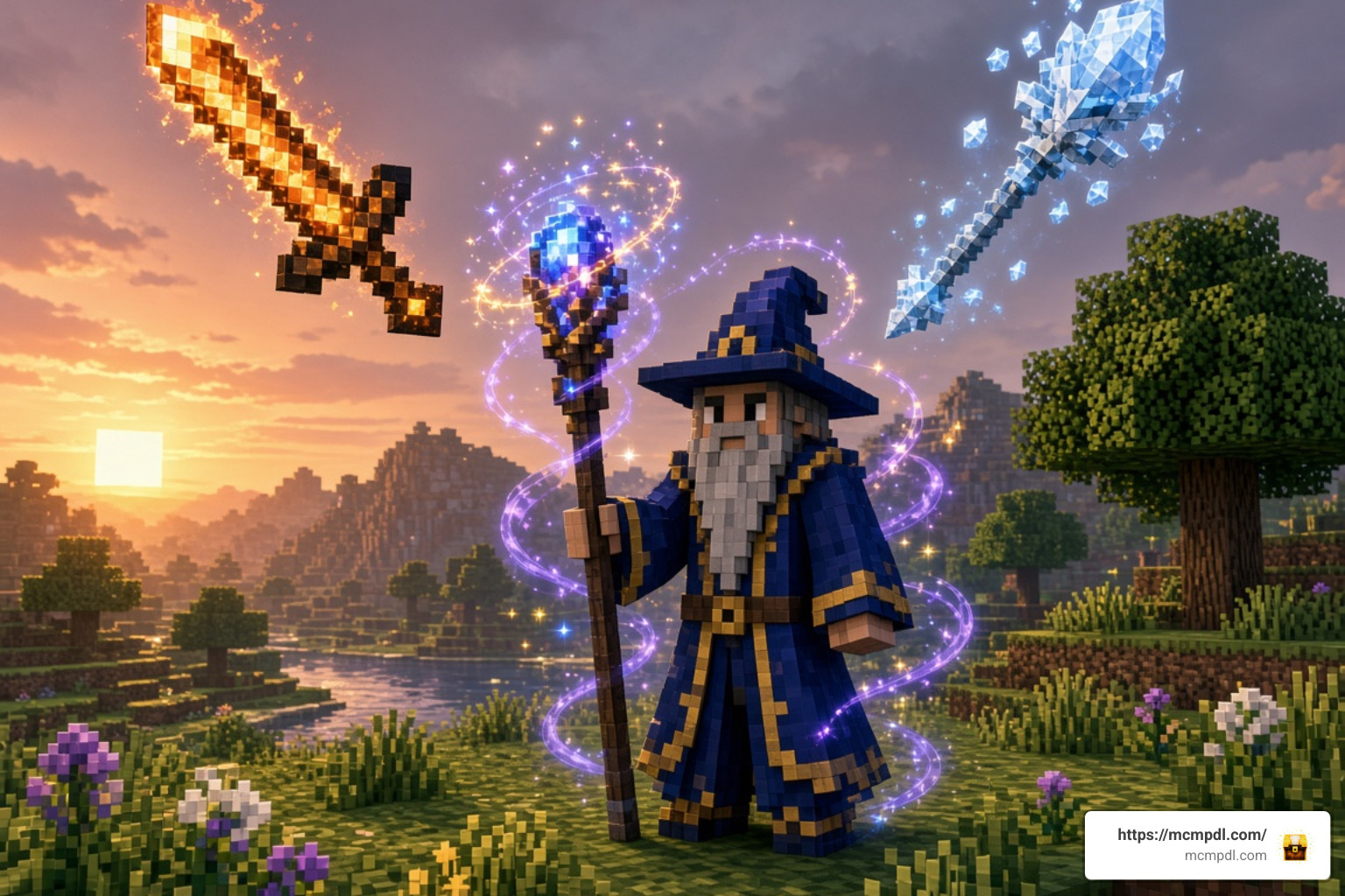 Showcasing animated magic staffs and elemental casting weapons Showcasing animated magic staffs and elemental casting weapons