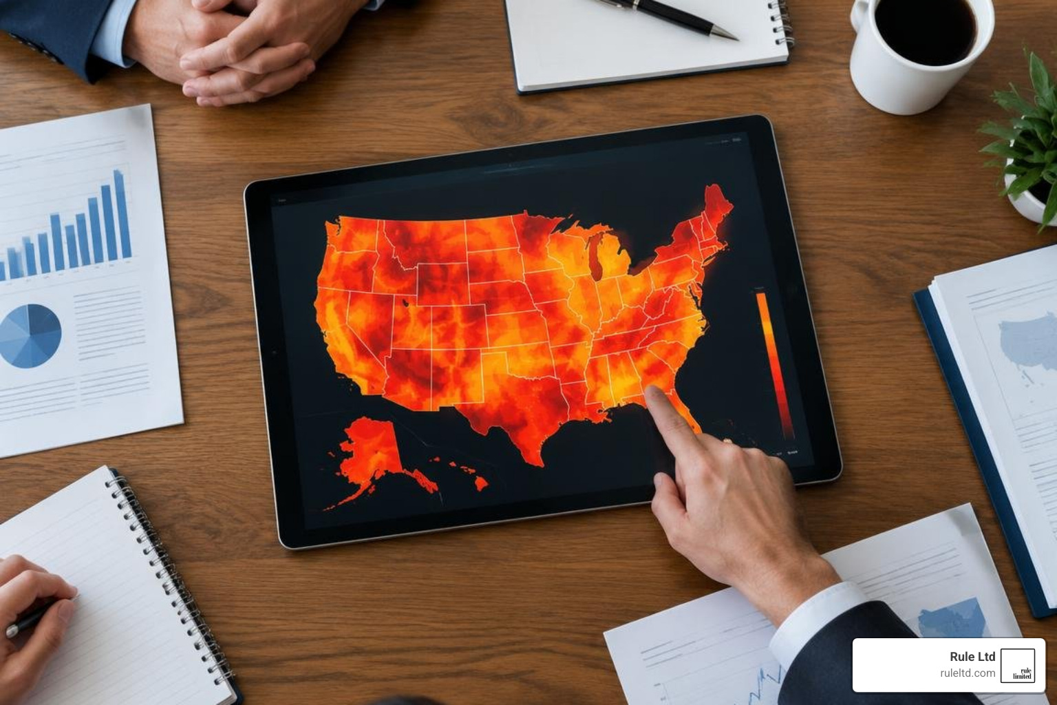 Enterprise compliance heat map displaying residual risk tiers Enterprise compliance heat map displaying residual risk tiers