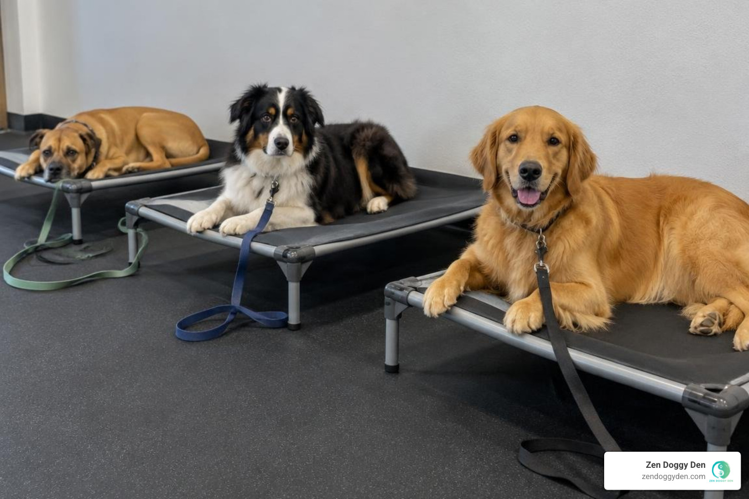 group obedience class working on impulse control and stay cues