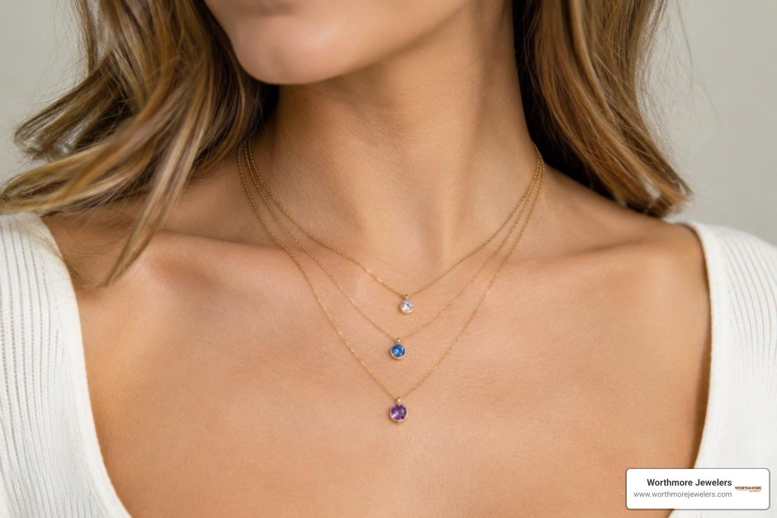 layered birthstone pendants layered birthstone pendants