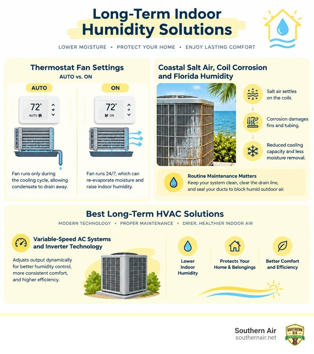 long term indoor humidity solutions infographic long term indoor humidity solutions infographic