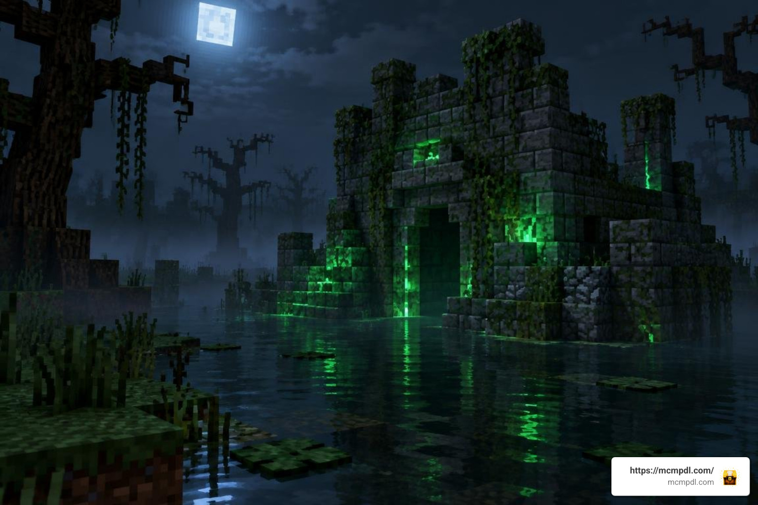 Terrifying subterranean crypts and haunted swamp ruins in Minecraft Bedrock Terrifying subterranean crypts and haunted swamp ruins in Minecraft Bedrock