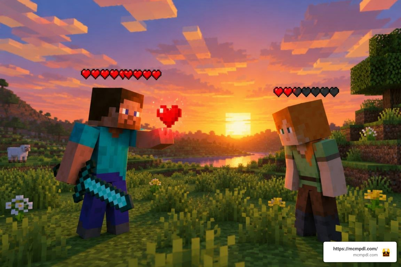 Lifesteal Addon Minecraft Bedrock gameplay