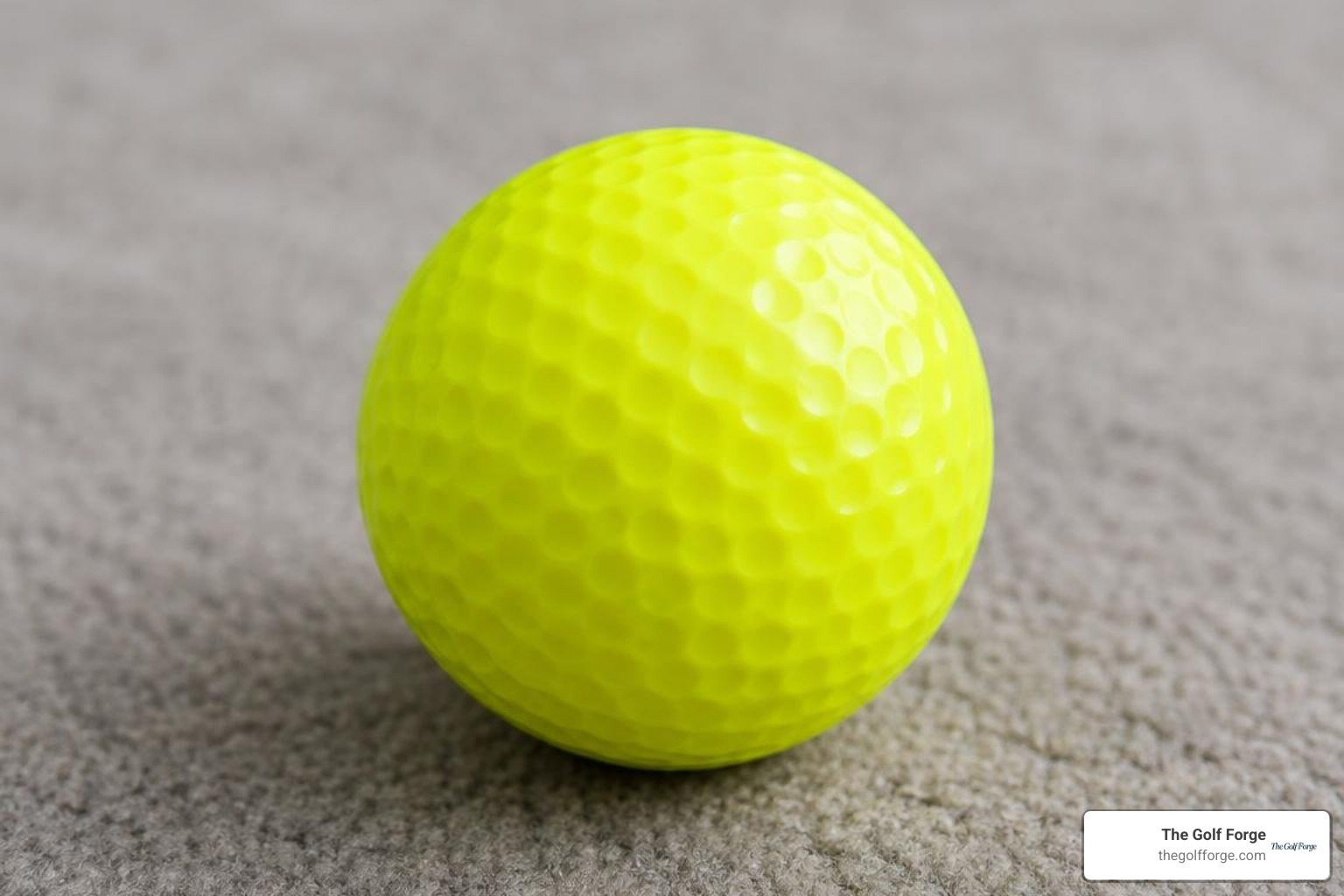 High-density PU foam golf ball dimple construction