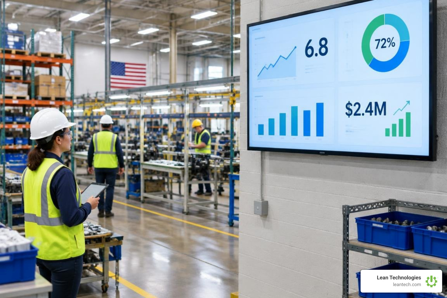 Shop floor dashboard displaying inventory turnover and working capital metrics Shop floor dashboard displaying inventory turnover and working capital metrics