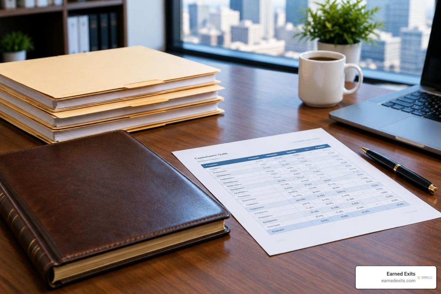 Organized corporate records and capitalization ledger