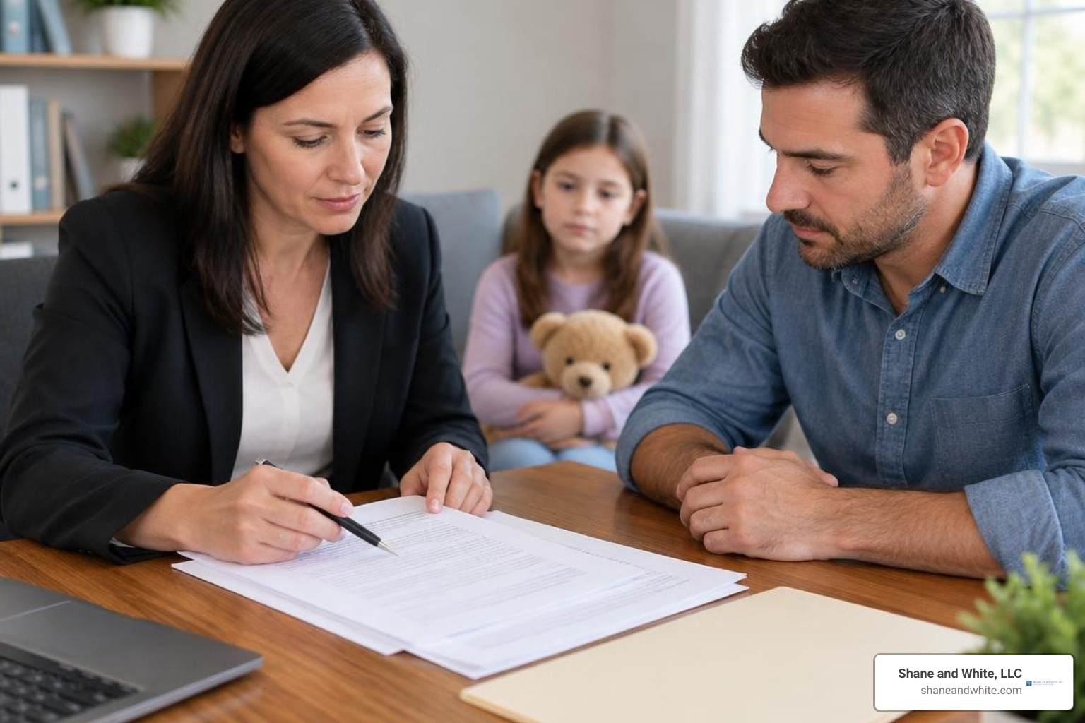 Legal documents detailing child support modifications