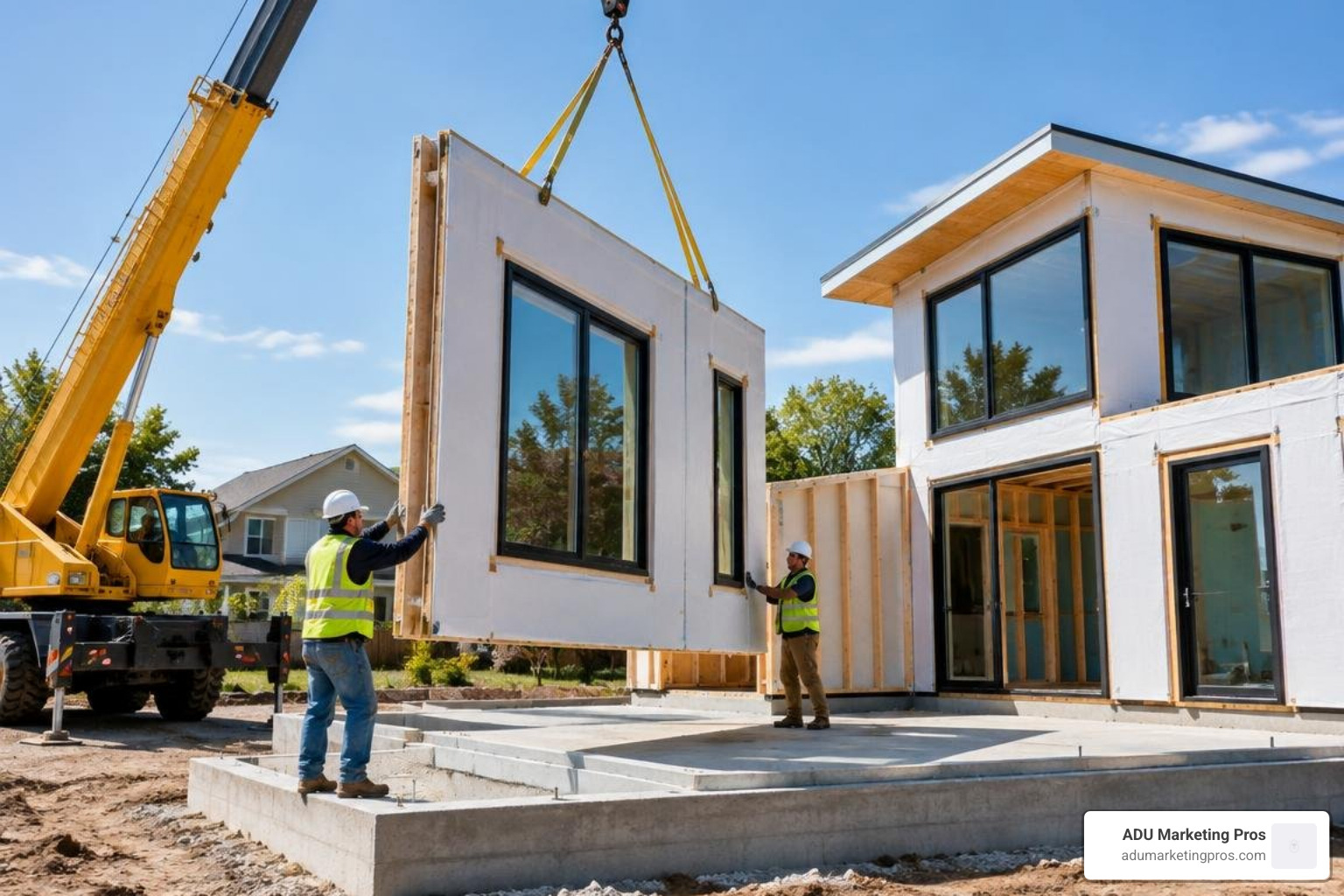 High-performance panelized and modular small house assembly