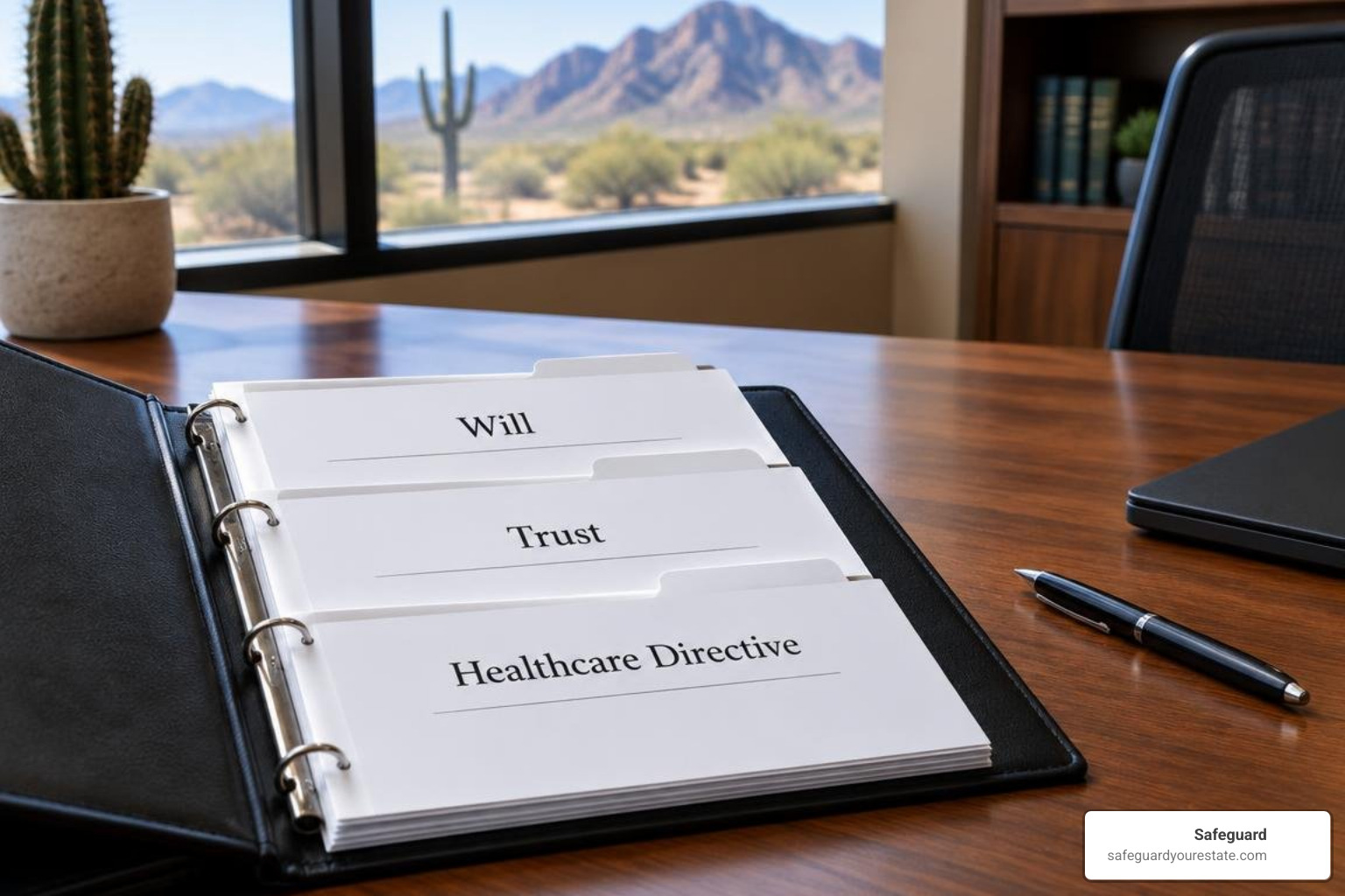 legal binder containing Arizona wills, trusts, and healthcare directives legal binder containing Arizona wills, trusts, and healthcare directives