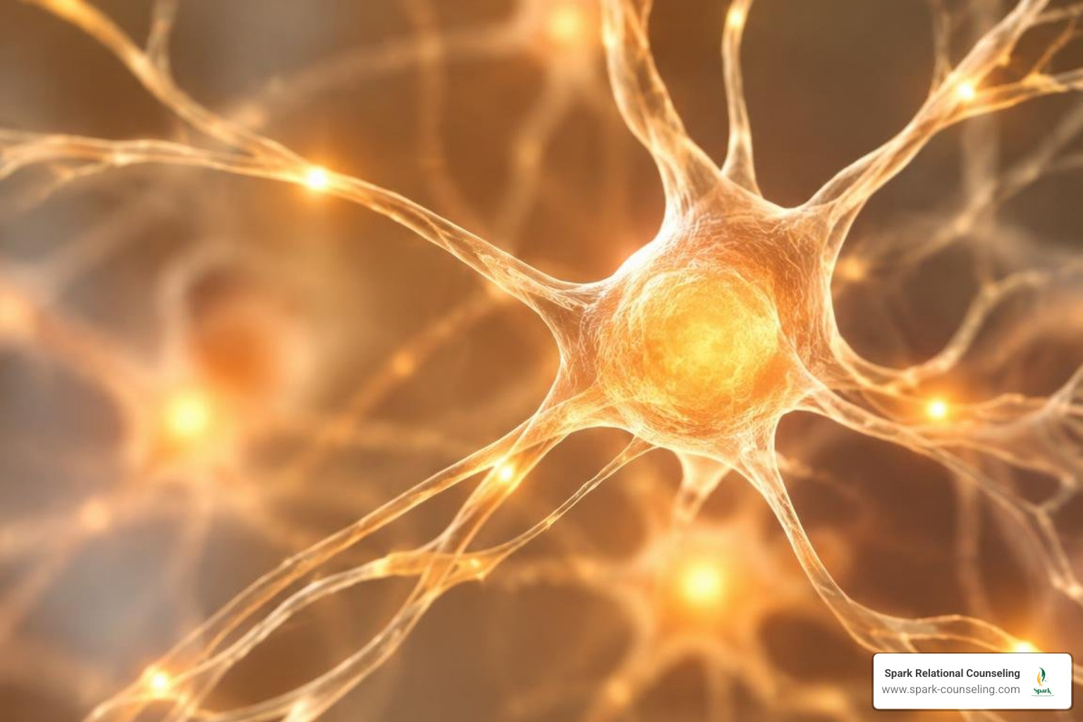 Minimalist warm amber visual representing neuroplastic brain healing and gradual renewal Minimalist warm amber visual representing neuroplastic brain healing and gradual renewal