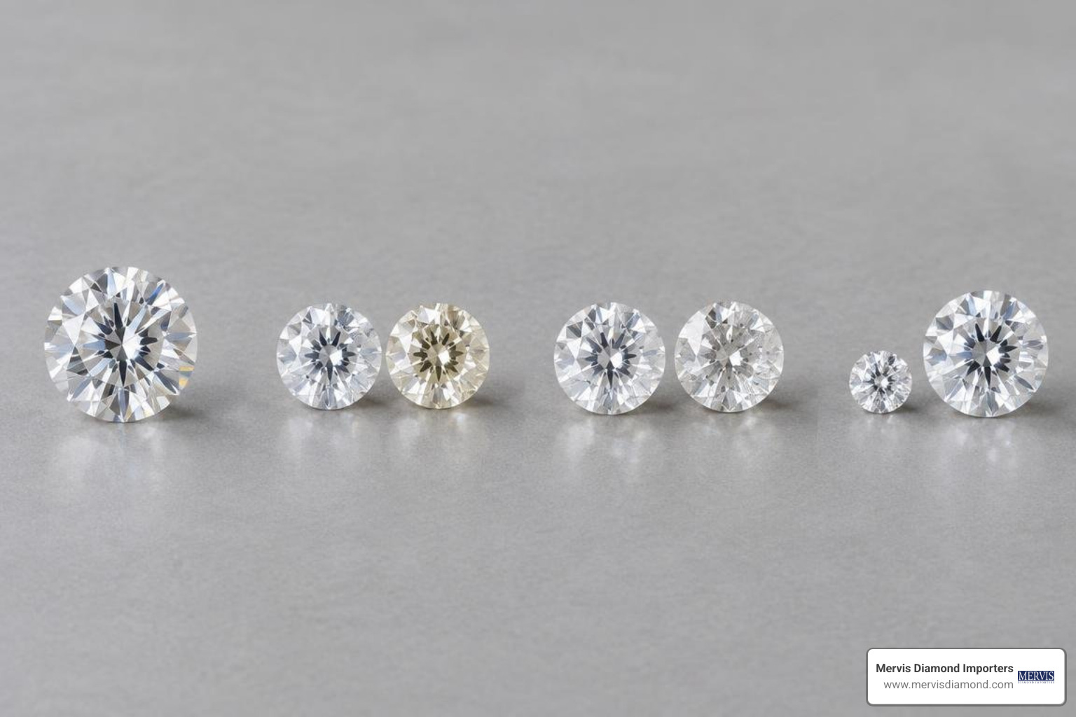 visual comparison of diamond cut color clarity and carat weight pillars