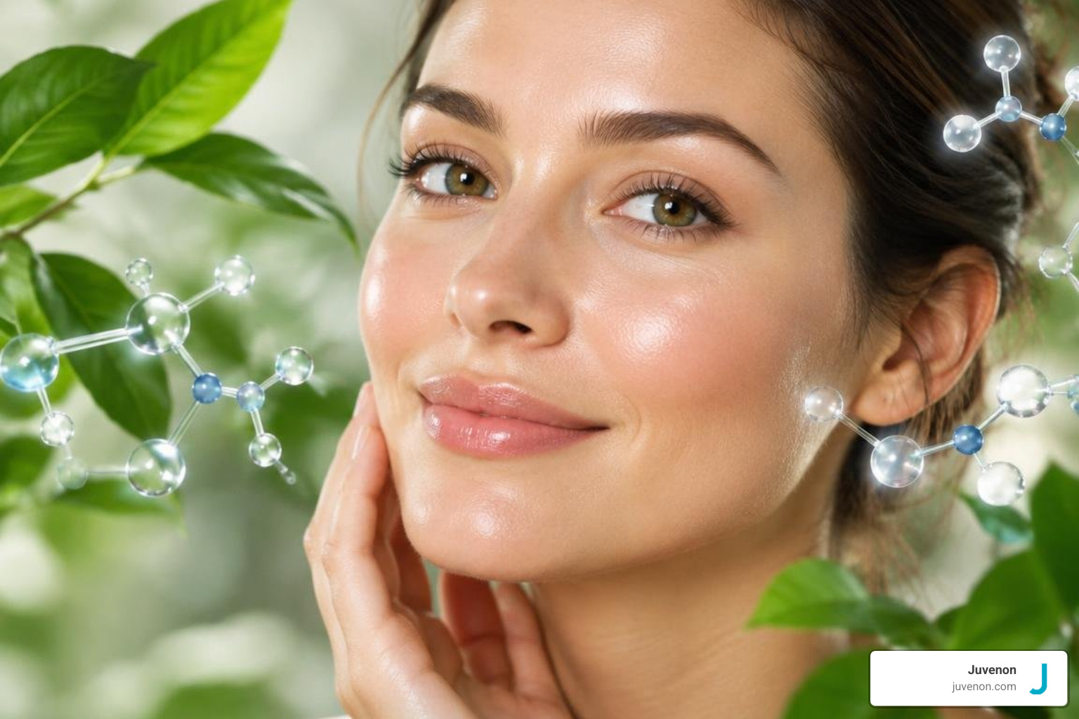 Plant-derived amino acids and peptides supporting dermal skin structure