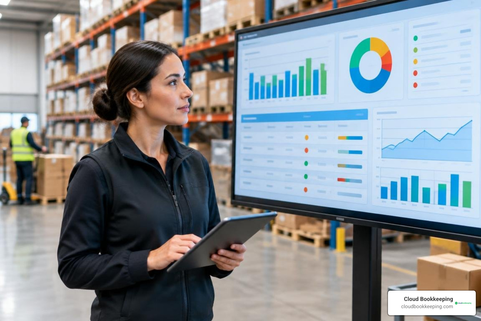 Automated reordering dashboard showing inventory health metrics