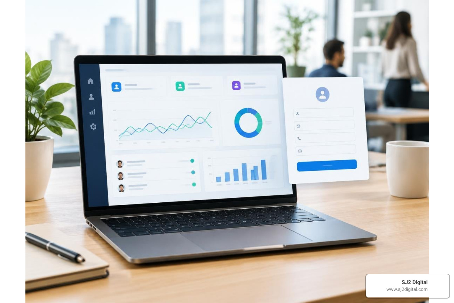 Dynamic lead capture popup and visitor identification dashboard