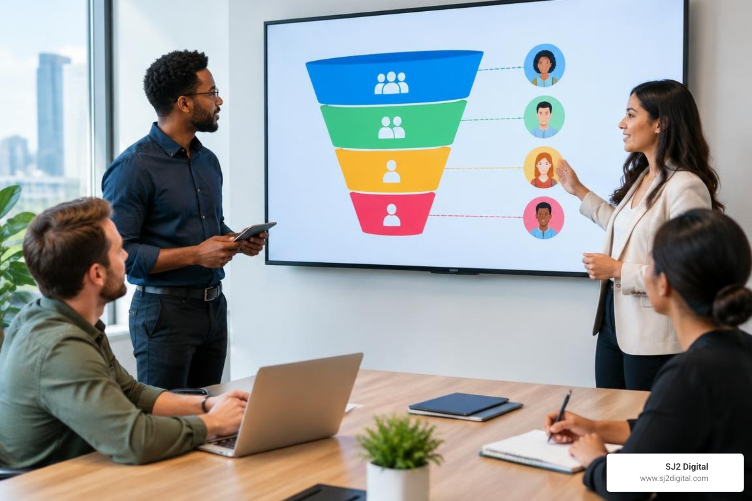 Facebook ad audience segmentation funnel for return on ad spend optimization