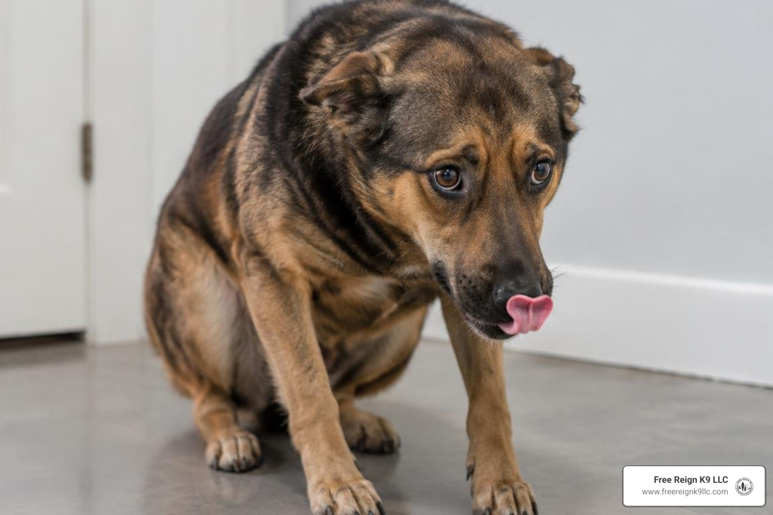 dog displaying subtle stress signals dog displaying subtle stress signals