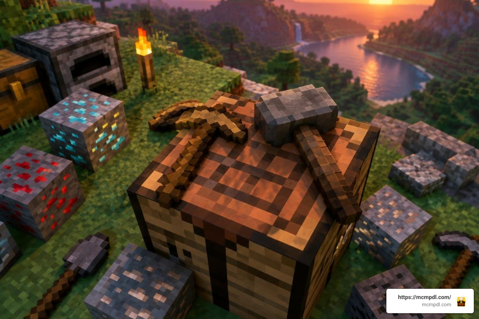Minecraft Marketplace download screen for Block Hammers Minecraft Marketplace download screen for Block Hammers