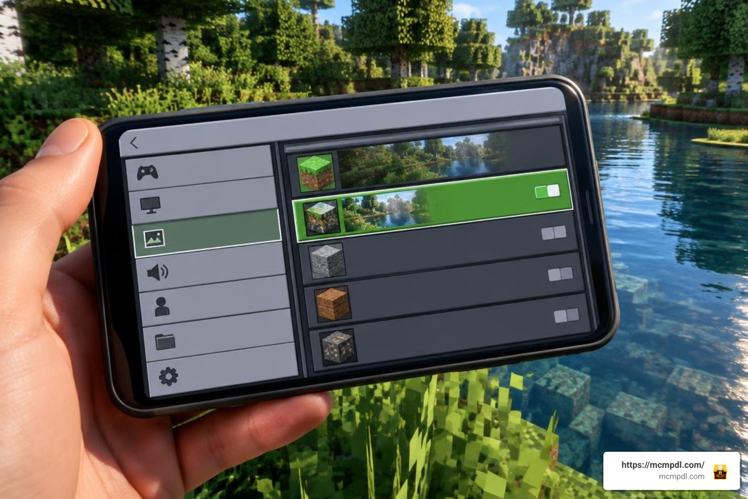 Minecraft Bedrock global resources activation screen