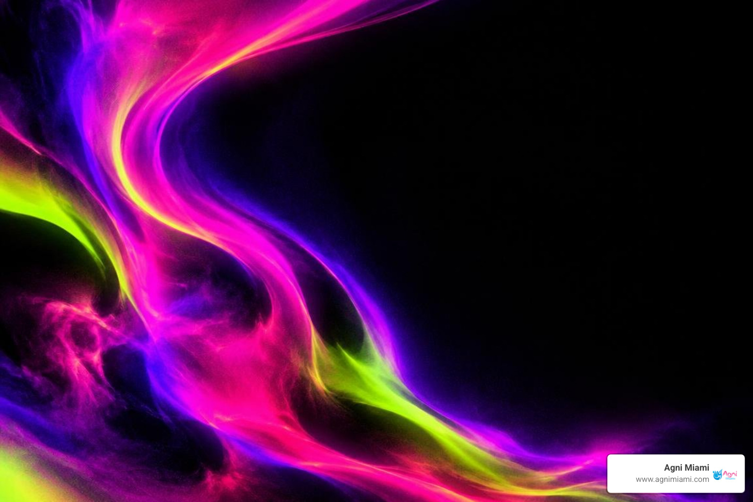 rich saturated abstract graphic representing thermal heat radiating through fluid movement arcs
