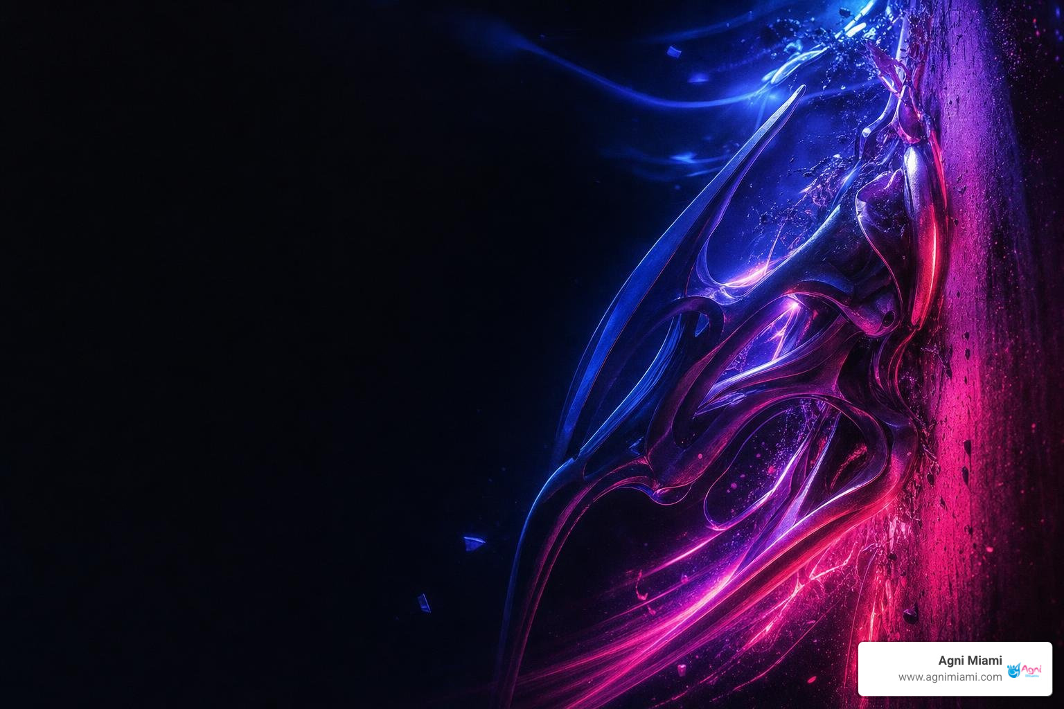 vibrant abstract graphic detailing biomechanical leverage against a flat plane