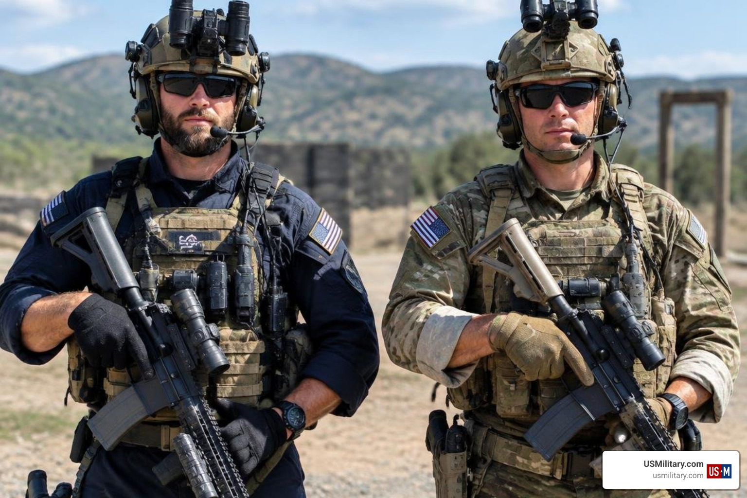 Navy SEALs and Delta Force operators