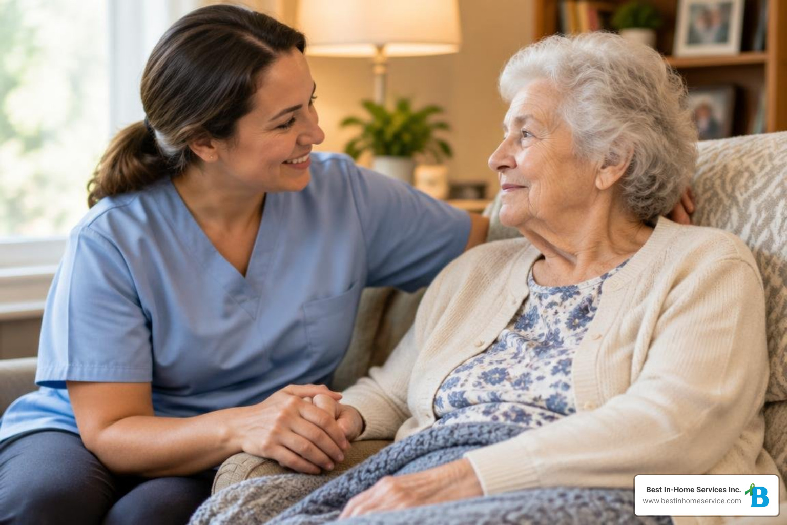 Comfortable home environment with caregiver support