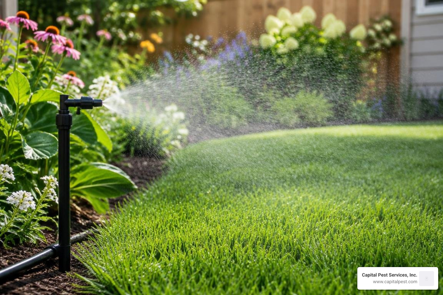 Eco-friendly yard misting equipment Eco-friendly yard misting equipment