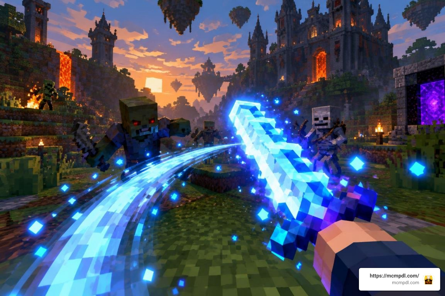 Custom animated weapon attacks in first-person view Custom animated weapon attacks in first-person view