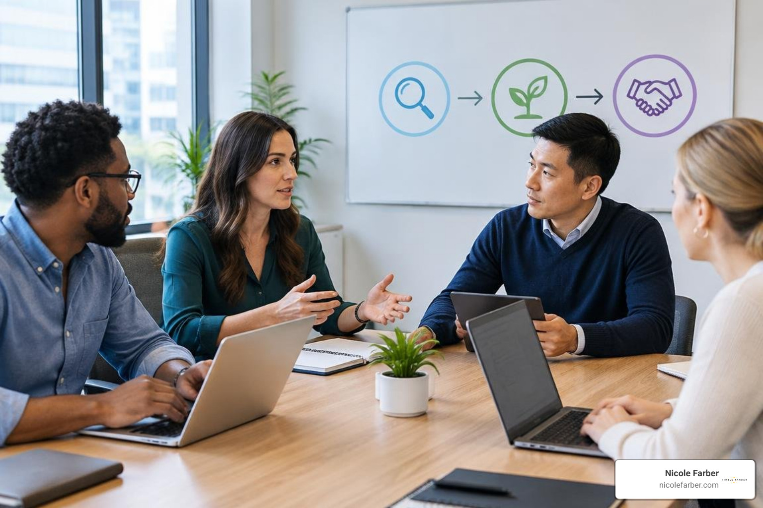 Strategic touchpoints across customer discovery nurturing and decision stages