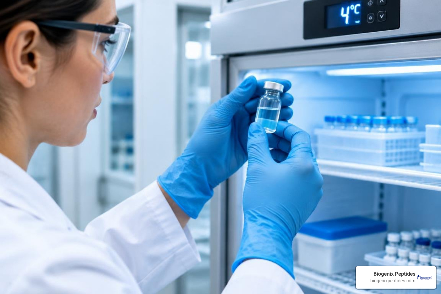 peptide handling and cold storage verification