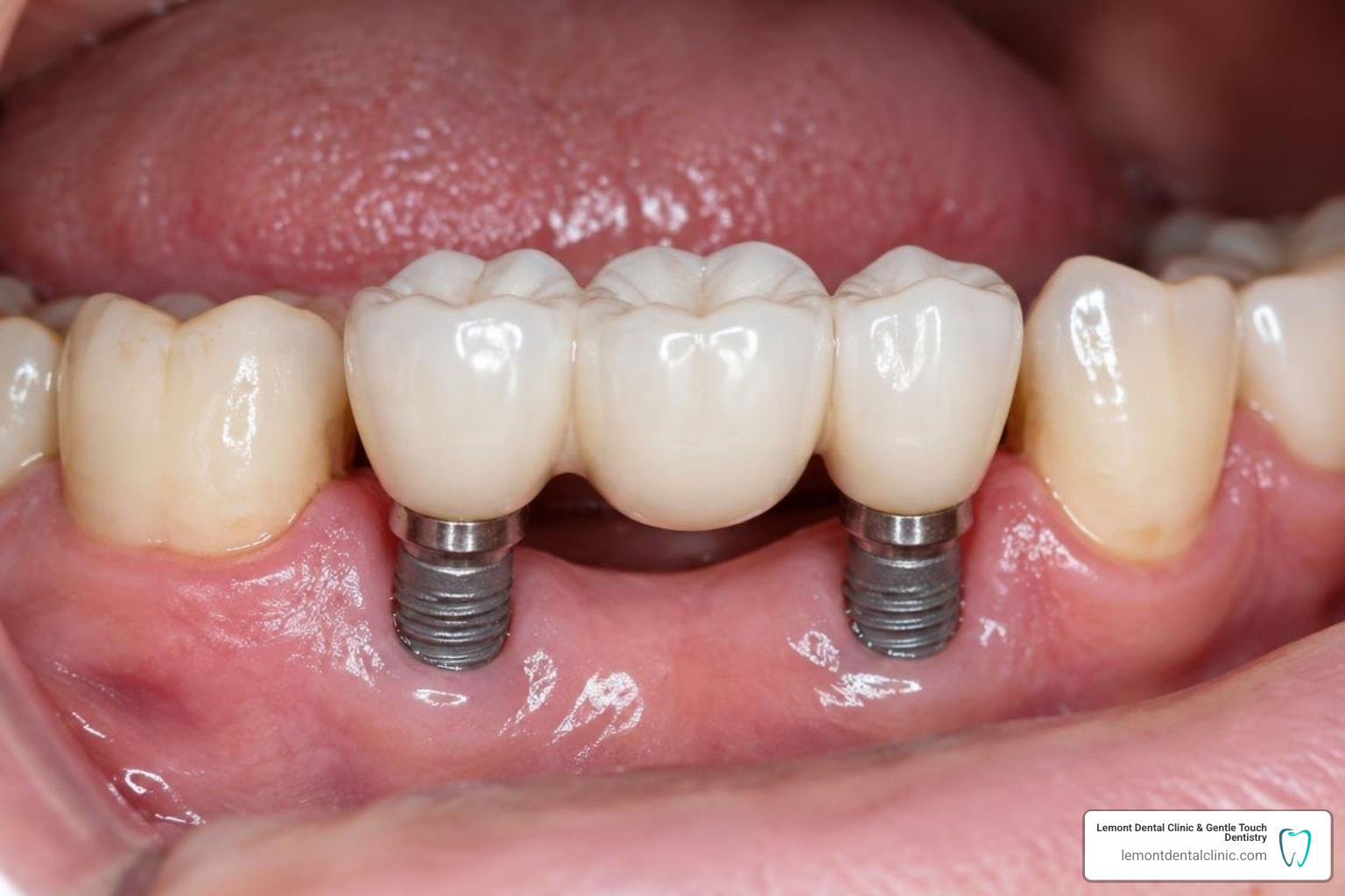 implant supported bridge restoration