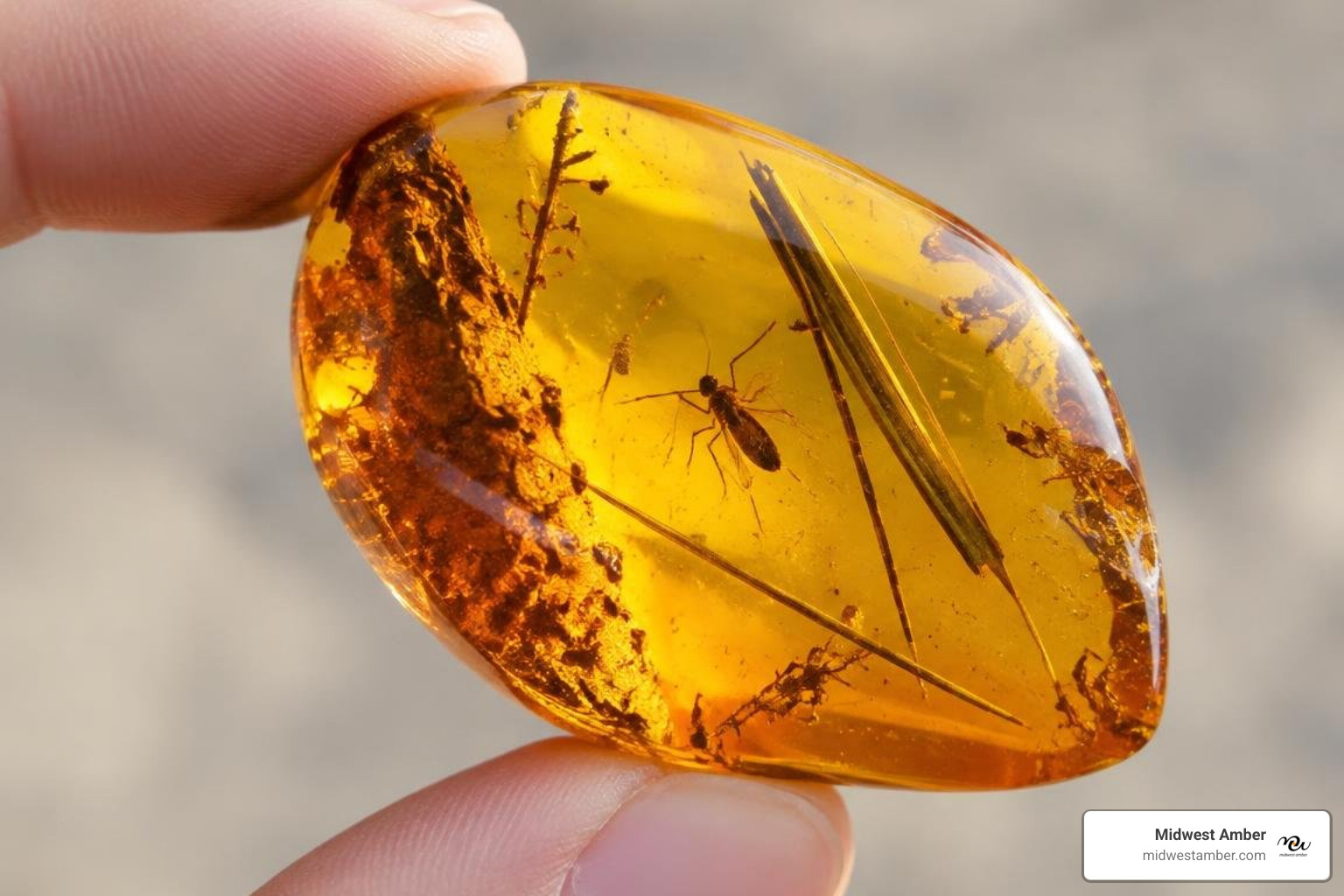 rare prehistoric insect and botanical inclusions preserved in natural Baltic amber
