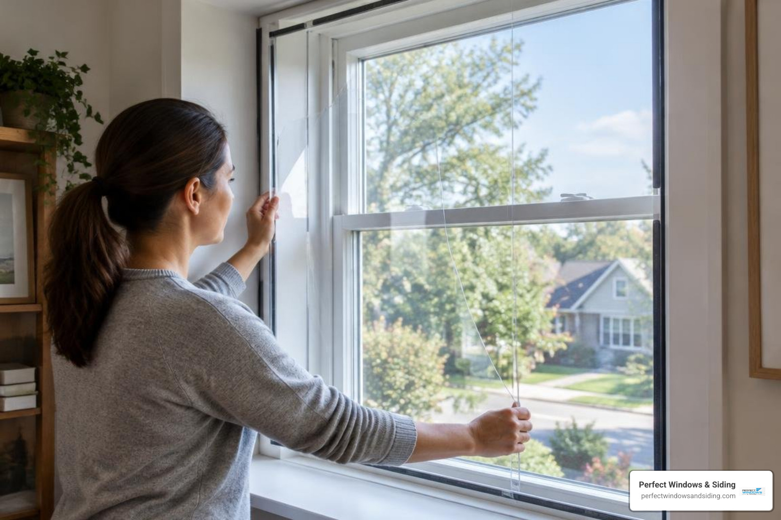 magnetic secondary acrylic glazing installed inside a deep window reveal magnetic secondary acrylic glazing installed inside a deep window reveal