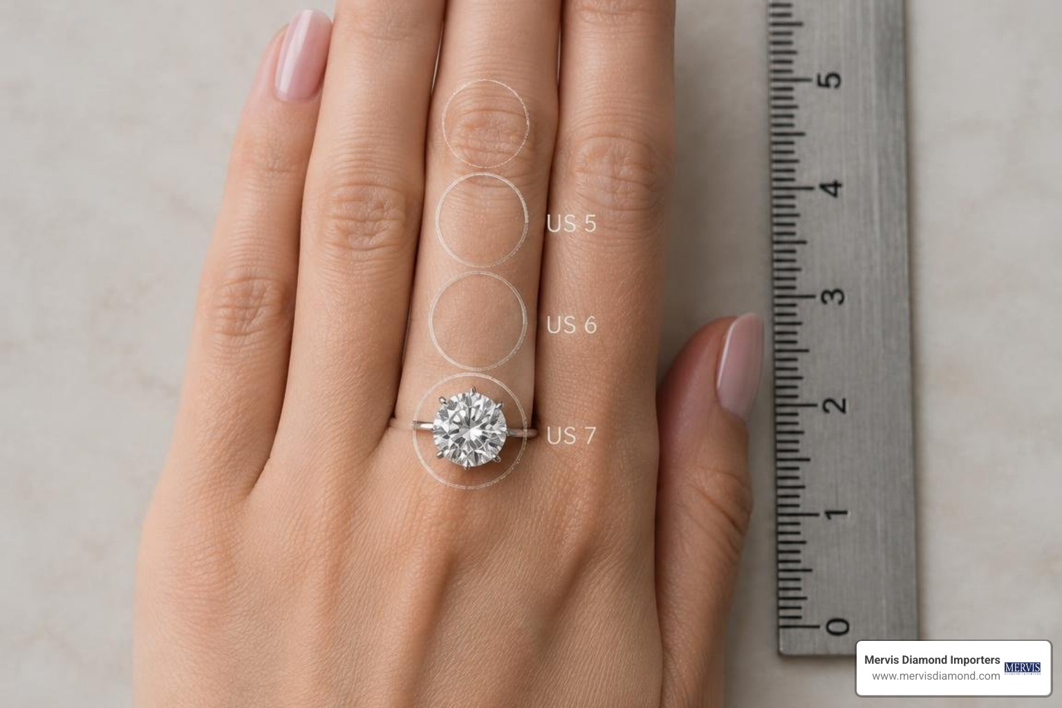 finger coverage comparison for 3 carat diamond across ring sizes finger coverage comparison for 3 carat diamond across ring sizes