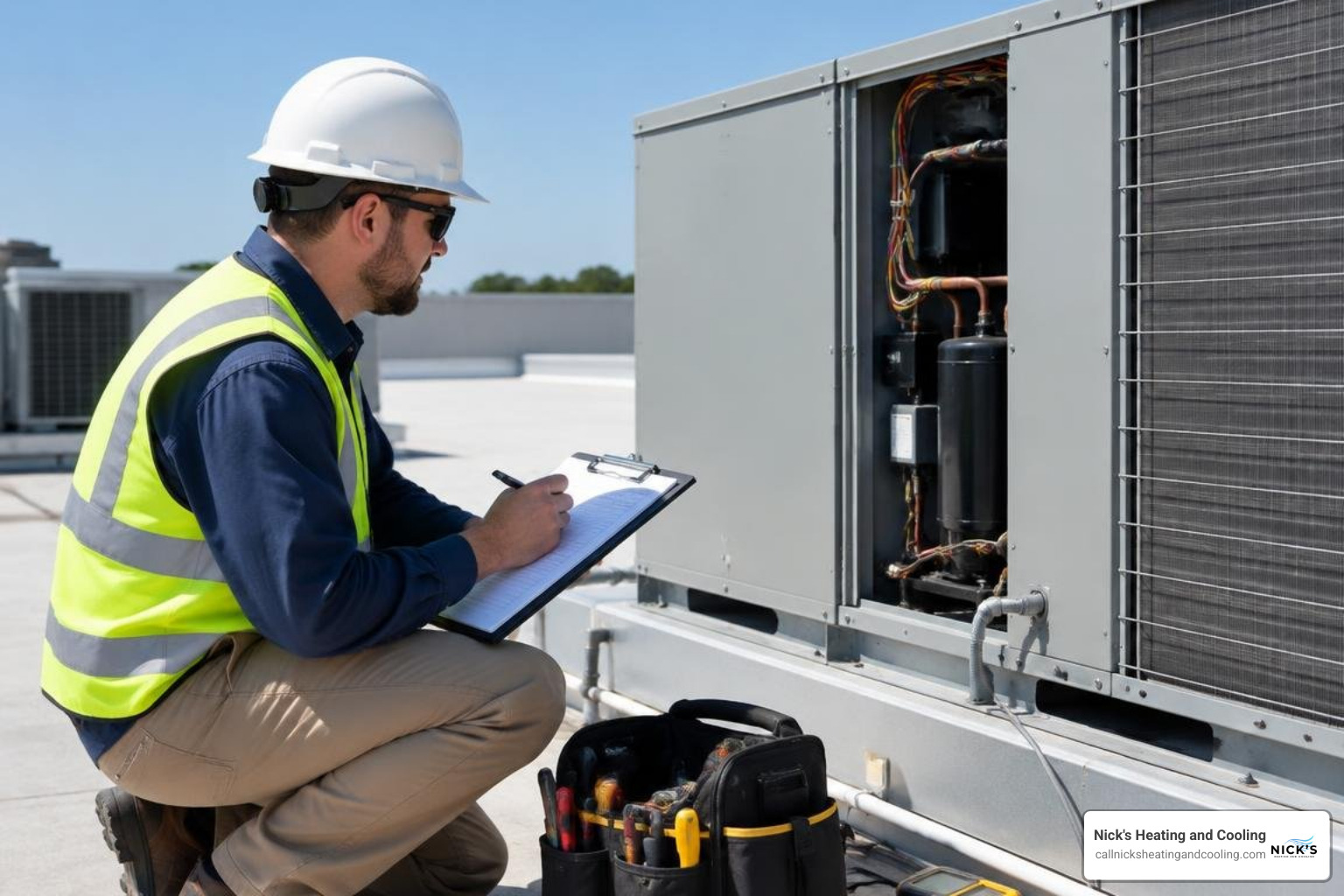 energy performance audit testing on commercial rooftop HVAC system energy performance audit testing on commercial rooftop HVAC system