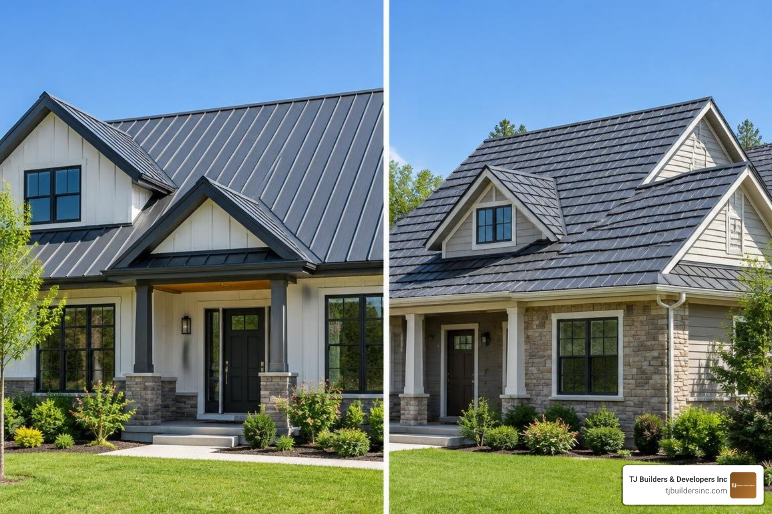 standing seam panel profile versus traditional metal shingle standing seam panel profile versus traditional metal shingle