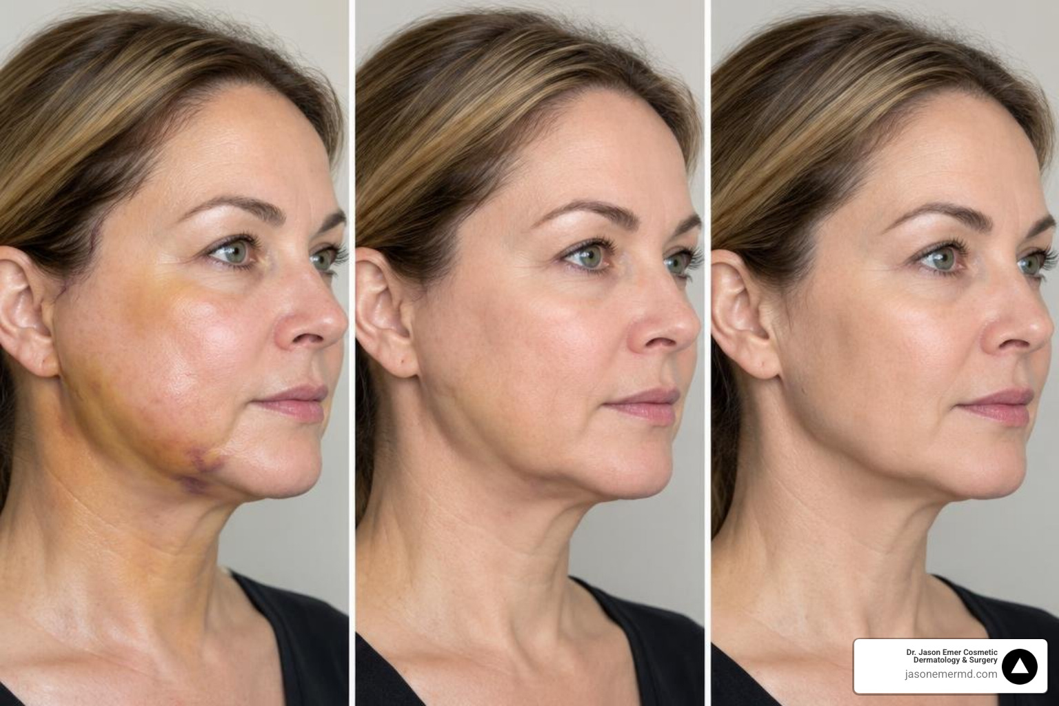 Postoperative healing progression and tissue settling