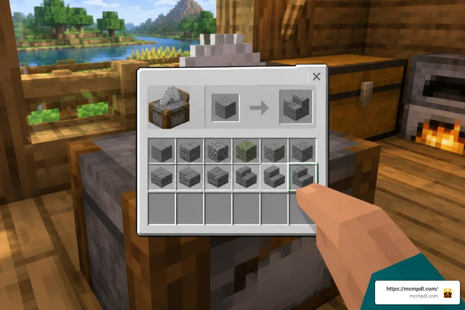 stonecutter crafting interface stonecutter crafting interface
